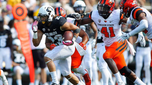 Colorado running back Phillip Lindsay discusses the Buffs' resurgence and his unlikely favorite college class